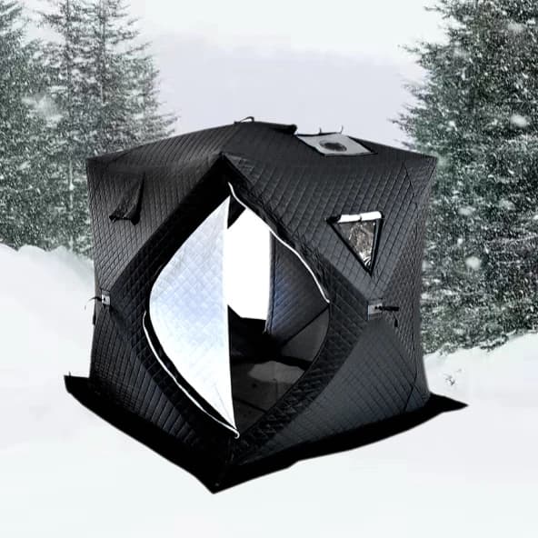 Sauna Tent Leader Pop Up Custom Outdoor Sauna Tent Portable Square Insulated Camping Ice Cube Winter Fishing Tent
