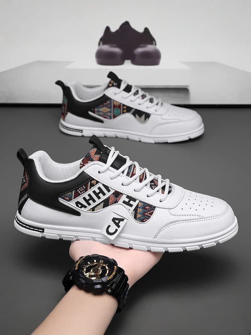 Men's Low-Top Casual Shoes Lightweight Anti-Slip Fashionable Sports Sneakers for Youth Spring Autumn Seasonal Wear