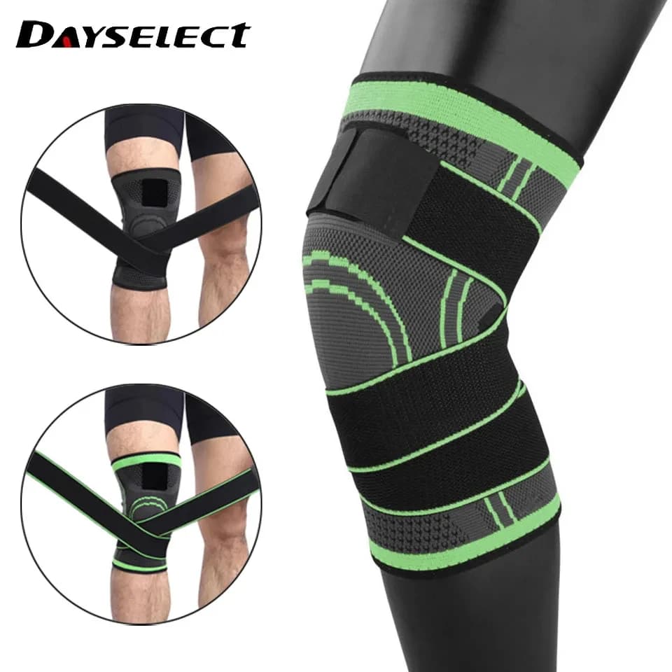 1 pz ginocchiere bretelle supporto sportivo ginocchiera uomo donna per artrite protezione delle articolazioni manicotto di compressione Fitness