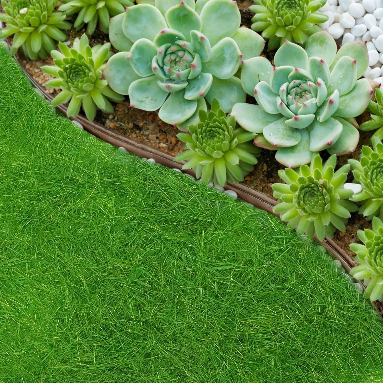 4 Packs of Artificial Vegetal Ornaments, Simulated Musk Powder, Realistic Decorations for Micro Landscapes and Garden Stages Fai-da- ♪
