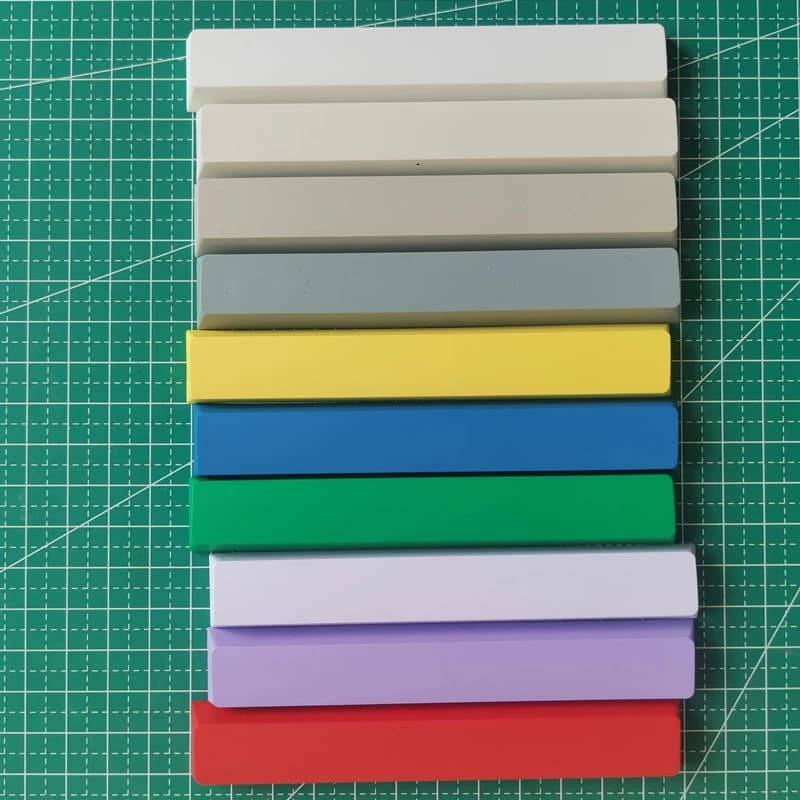 Cherry Profile 6.25U 7U Tappo chiave barra spaziale per tastiera meccanica Copritasti barra spaziatrice colorati 6.25X 7X
