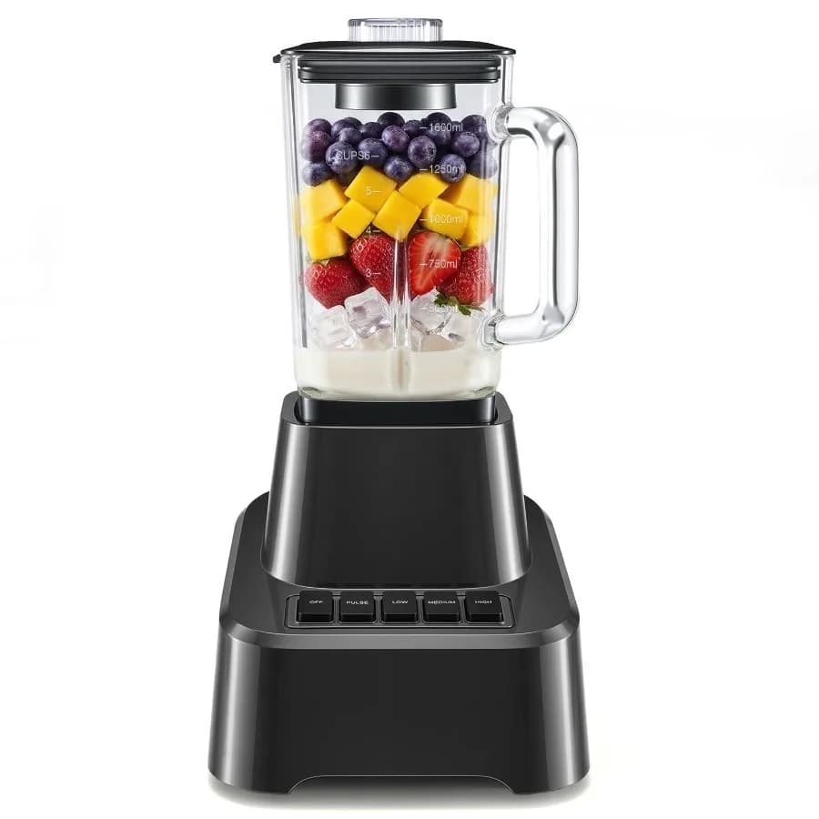 Blender with 850 Peak Watts 54oz Full-Size Countertop Blender 4 Speeds with Pulse for Smoothies and Frozen Drinks Dishwasher Sa