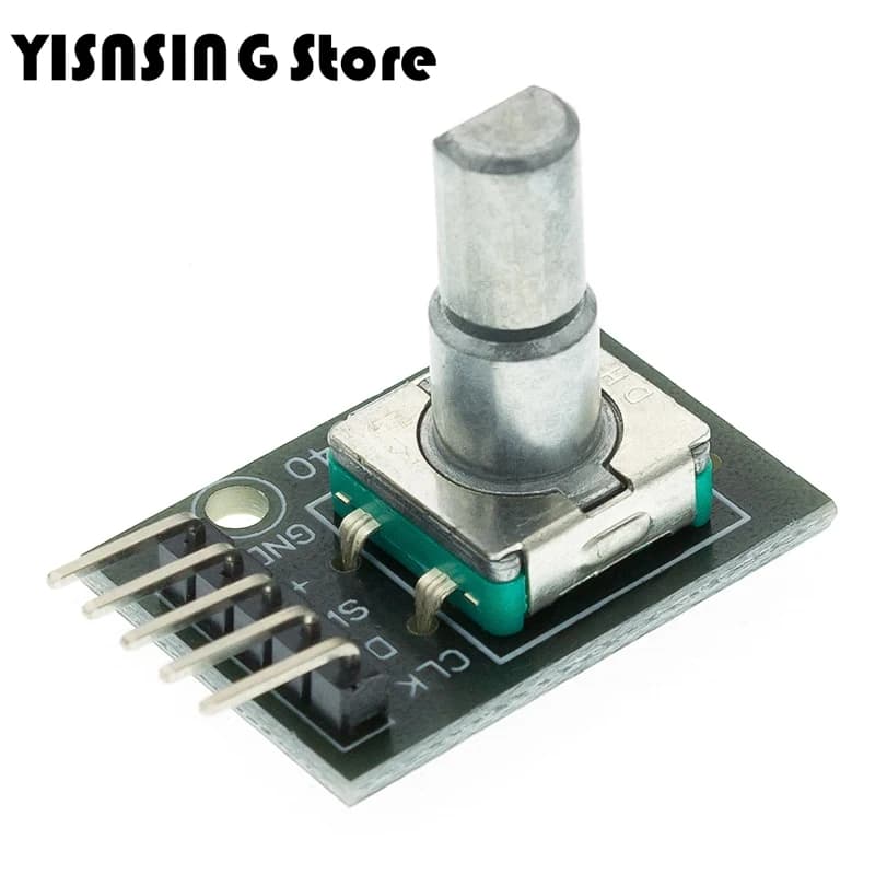 Modulo encoder rotativo EC11 da 360 gradi per scheda di sviluppo interruttore sensore mattone Arduino KY-040 con pin