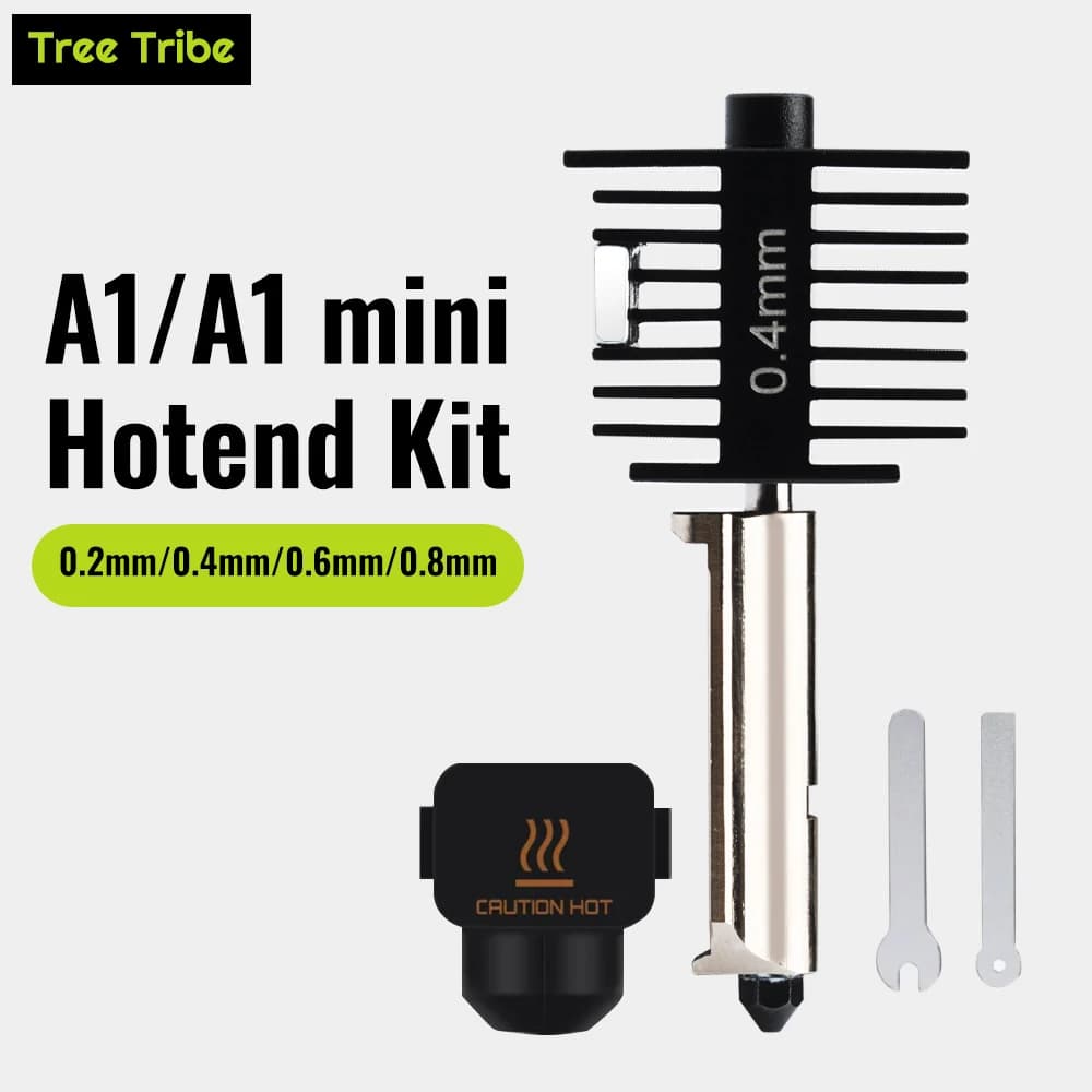Tree Tribe A1 mini Hotend Kit 0.2 0.4 0.6 0.8MM Ugello sostituibile per stampante 3D Bambu Lab A1/A1 mini