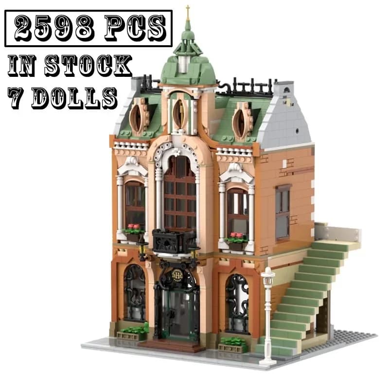 Nuovo MOC-131307 Galleria d'arte City Street View Blocchi di costruzione modulari Mattoni Giocattoli educativi per bambini Regali di compleanno