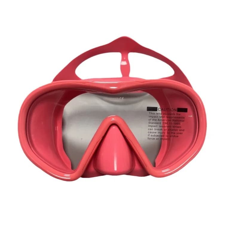 Underwater mask with Tempered Glass Colored Lenses, Silicone visor, Large Visual for Adults and Young