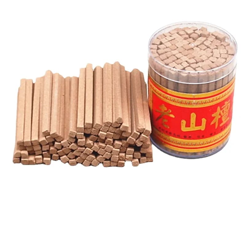 Strisce di legno di sandalo naturale australiano per saluto di Buddha Buddha Blocco di legno di sandalo Incenso di legno di sandalo Saluto domestico Incenso di Buddha