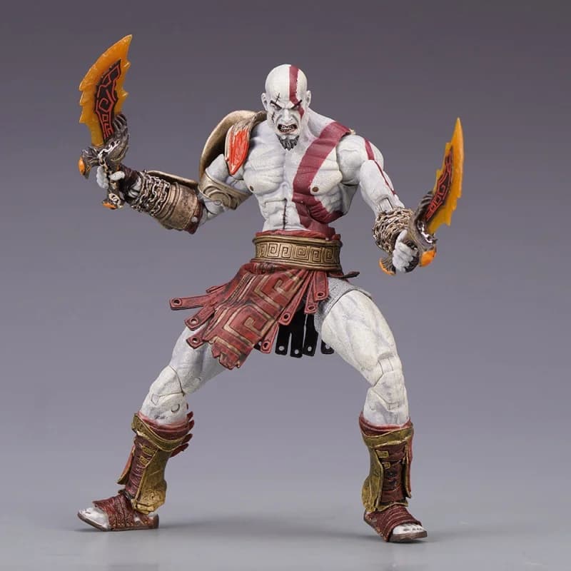 Action Figure Neca God Of War Ghost Of Sparta Kratos 18cm, Modellino in PVC Articolato da Collezione, Statuetta Ultimate di Kratos, Giocattoli e Regali