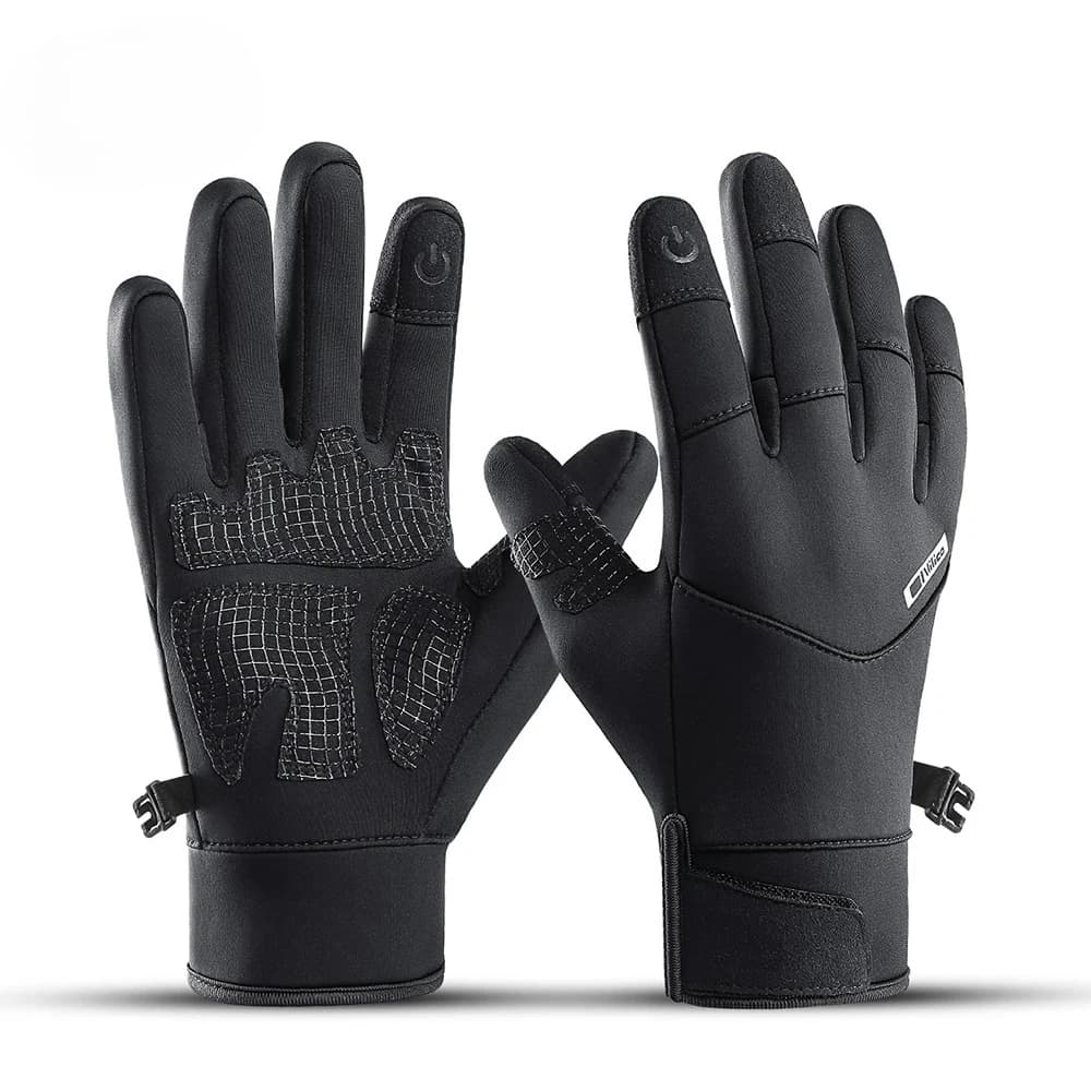Kyncilor Guanti invernali per uomo donna Outdoor ciclismo Touchscreen Guanti da ciclismo freddi per moto caldi Guanti antiscivolo antivento
