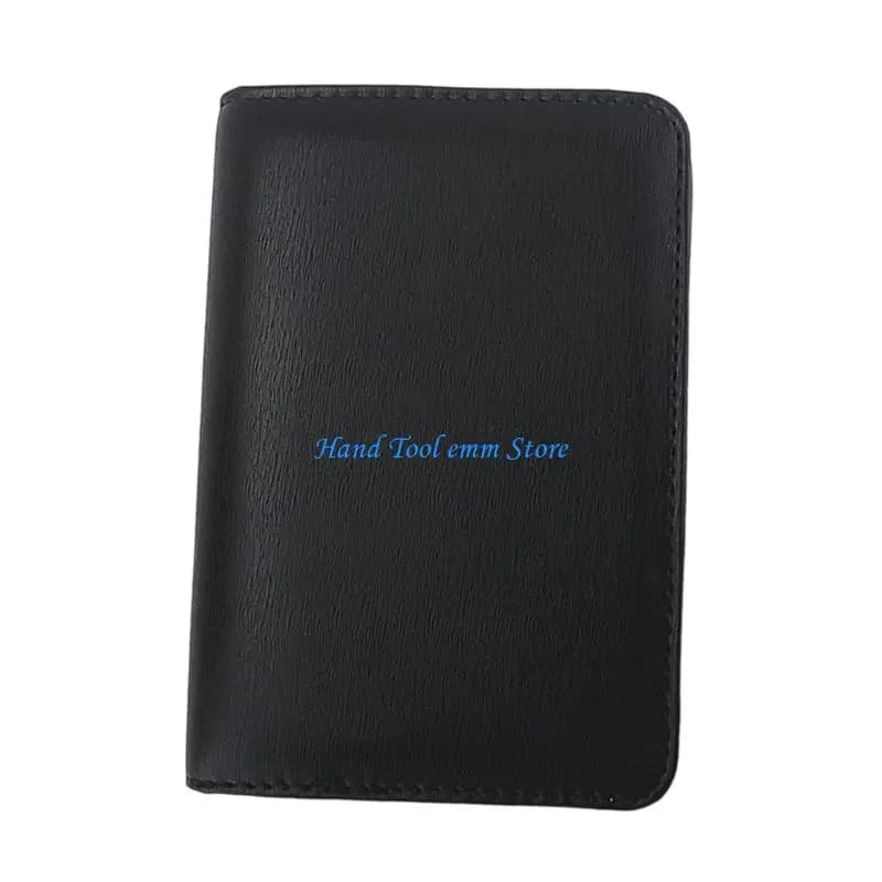 H37F 10 Slot Fountain Pen Case Leather Pen Organiser Zippered Closure For Fountain Pens Pencil Storage School Office Supplies