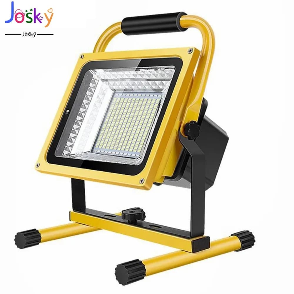 Faro LED Ricaricabile Potente per Esterni, Emergenze, Interruzioni di Corrente, Tende, Campeggio, Stand, Lampade Portatili per Uso Domestico