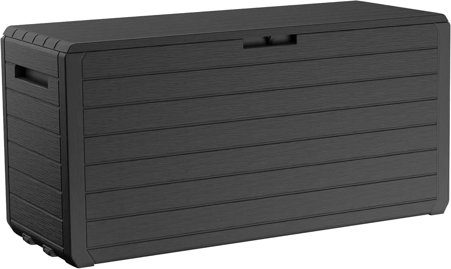 Cassetta da Esterno da 70 Galloni – Contenitore Resistente alle Intemperie per Patio, Giardino e Piscina, Coperchio Bloccabile, Facile Montaggio