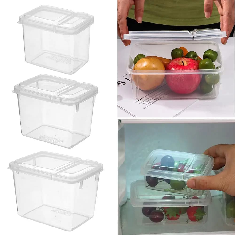 Flip cover in plastica Bento Box Picnic Snack contenitore per la conservazione dei pasti preparazione degli alimenti Lunch Box per stoviglie da campeggio per bambini