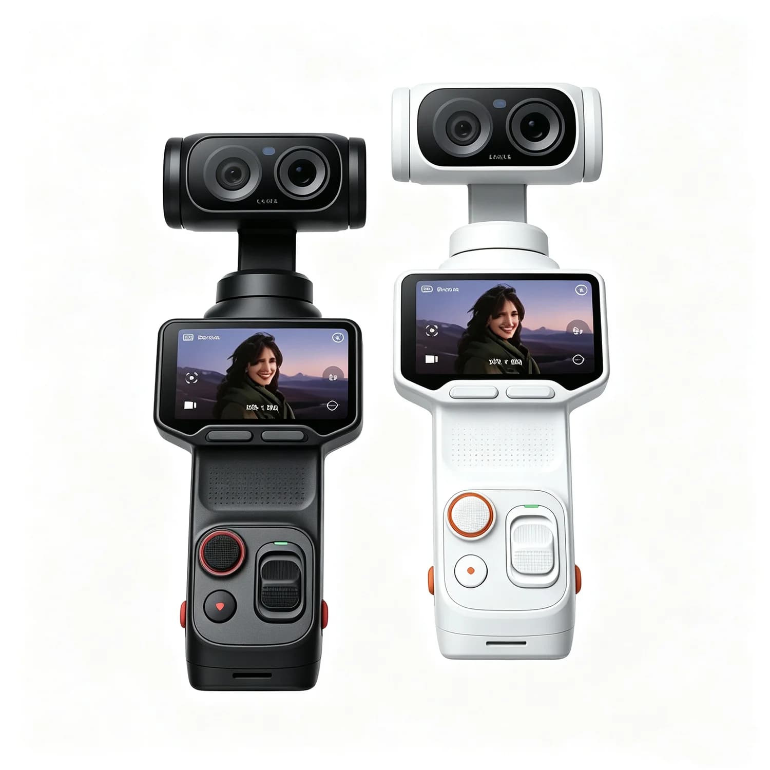Ultra 8K Vlog Gimbal Camera Dual Lenses 12X Zoom 1' Sensor Detachable 2' Touchscreen AI Chip 4K Action Camera 2026New