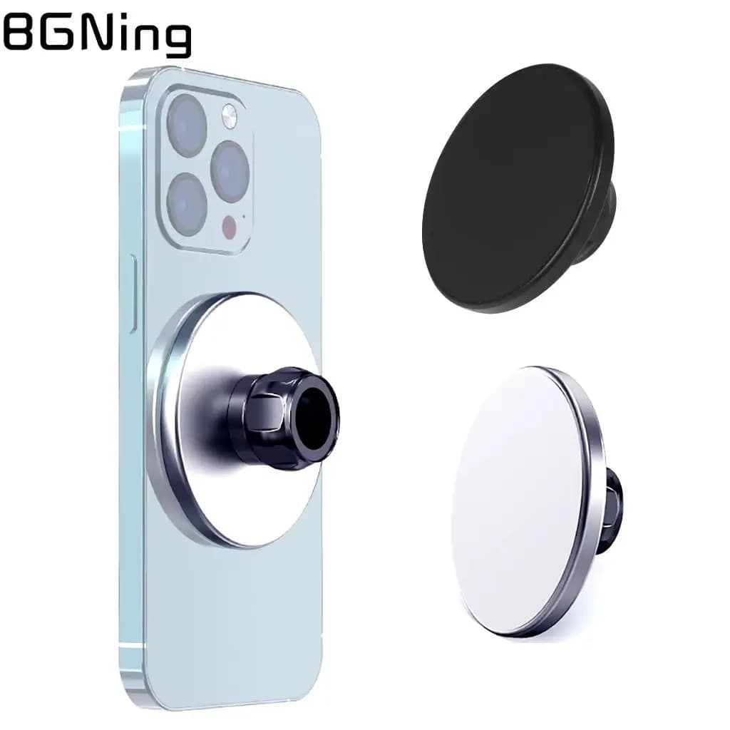 Base magnetica in alluminio per iPhone 16 15 14 per Magsafe 17mm presa a sfera staffa per telefono cellulare supporto magnetico supporto per telefono cellulare