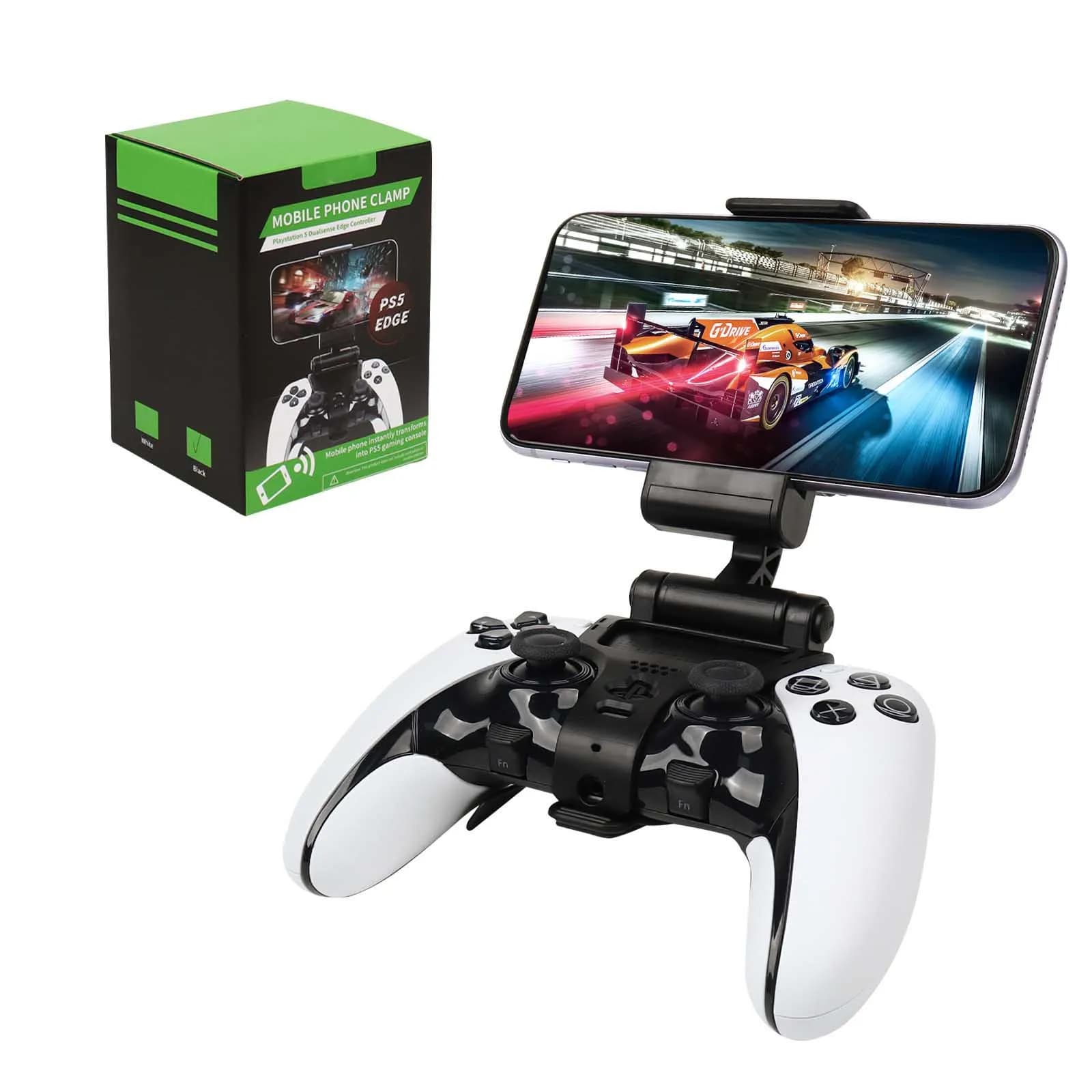 Supporto Estensibile per Telefono Compatibile con Controller PS5 Edge, Supporto Mobile Regolabile a Doppia Angolazione, Accessorio per Gaming