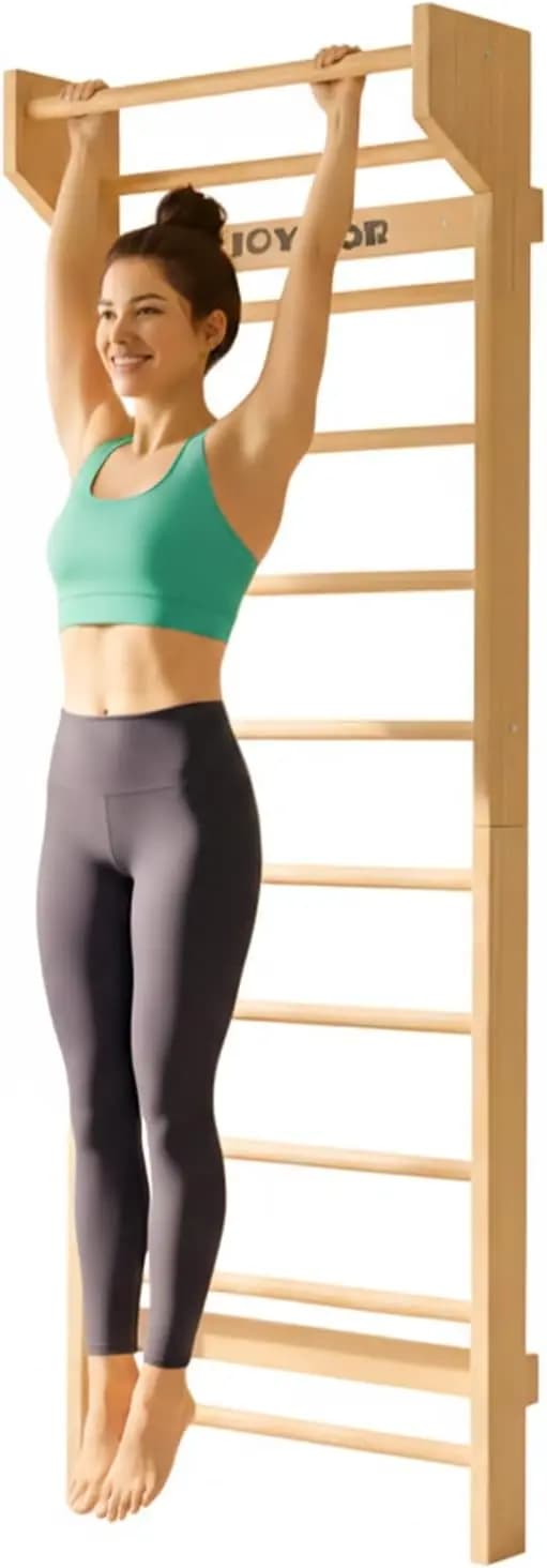 Scala Svedese per Ginnastica, Scala Multifunzione per Esercizi, Barra per Trazioni a Muro, Terapia Fisica per Stretching e Vari Esercizi