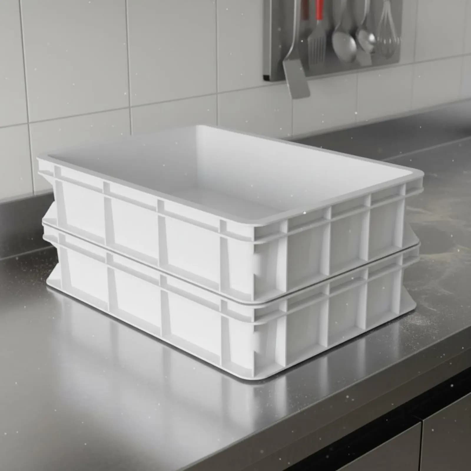Professional Fermentation Container Pizza, Robust and Resistant, for Food Preparation, Ideal for Bakery