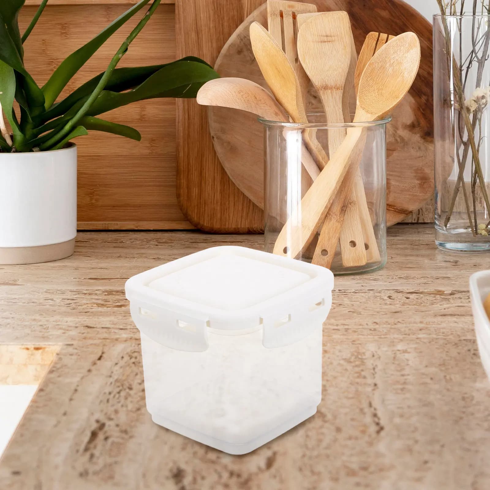 Contenitore per Zuppa, Adatto al Congelatore, Ermetico e Antigoccia, per Preparazione Pasti, Pranzo, Insalata, Riso, 600ml, Contenitori per Conservazione Alimenti