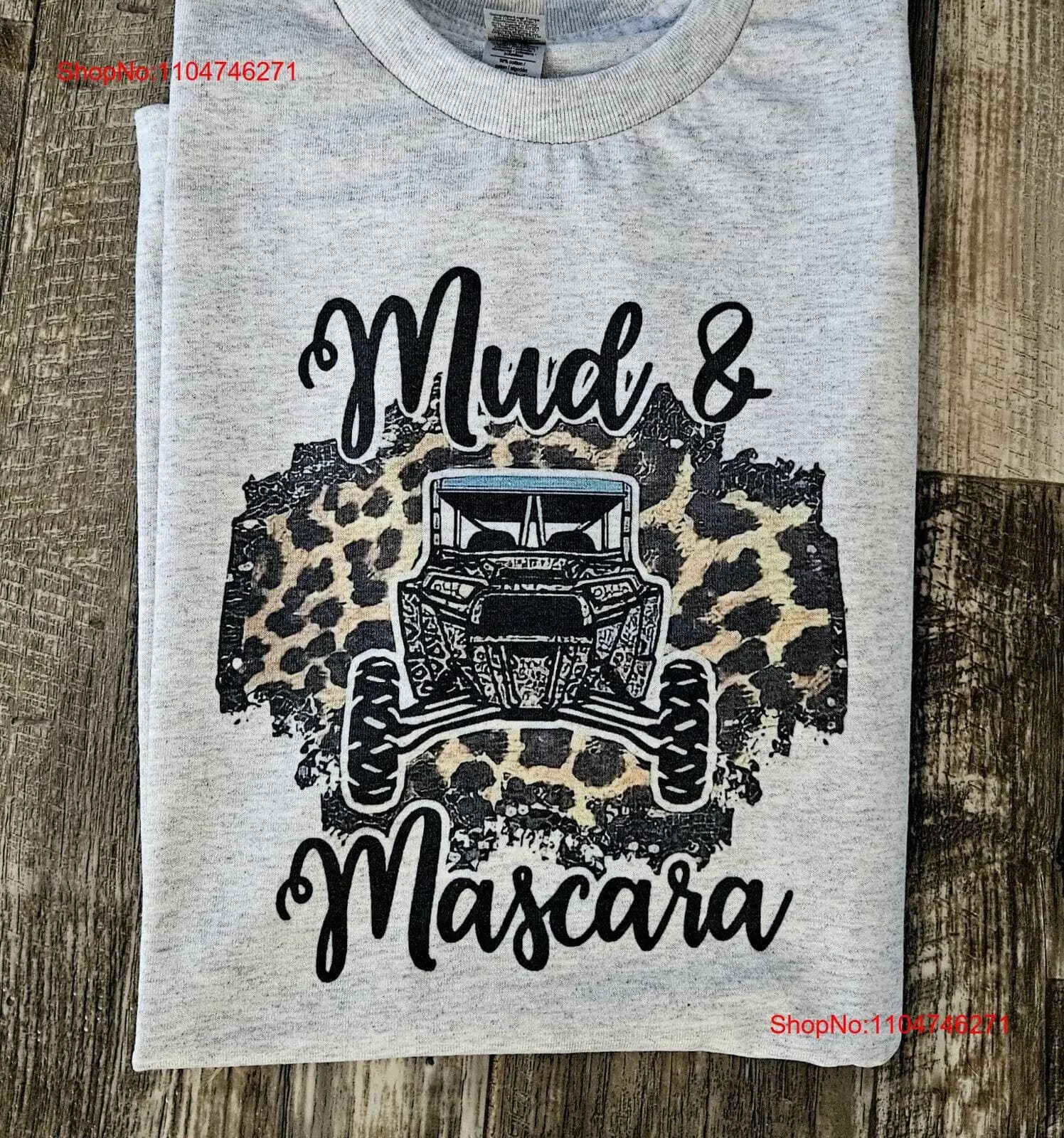 T-shirt fango e mascara Sxs Riding Rider Cheetah Stampa carino popolare fuoristrada vintage lavato allungato moda leggermente