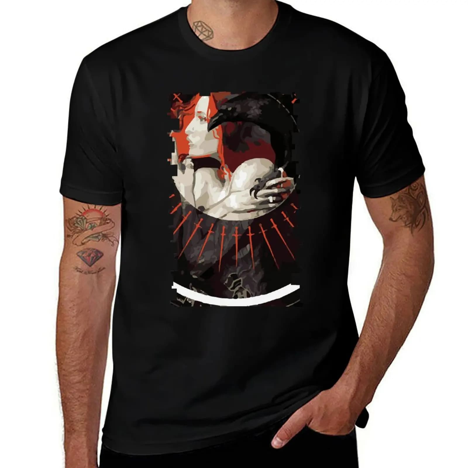 T-shirt Leliana Tarot Card, top traspirante a maniche corte per allenamento