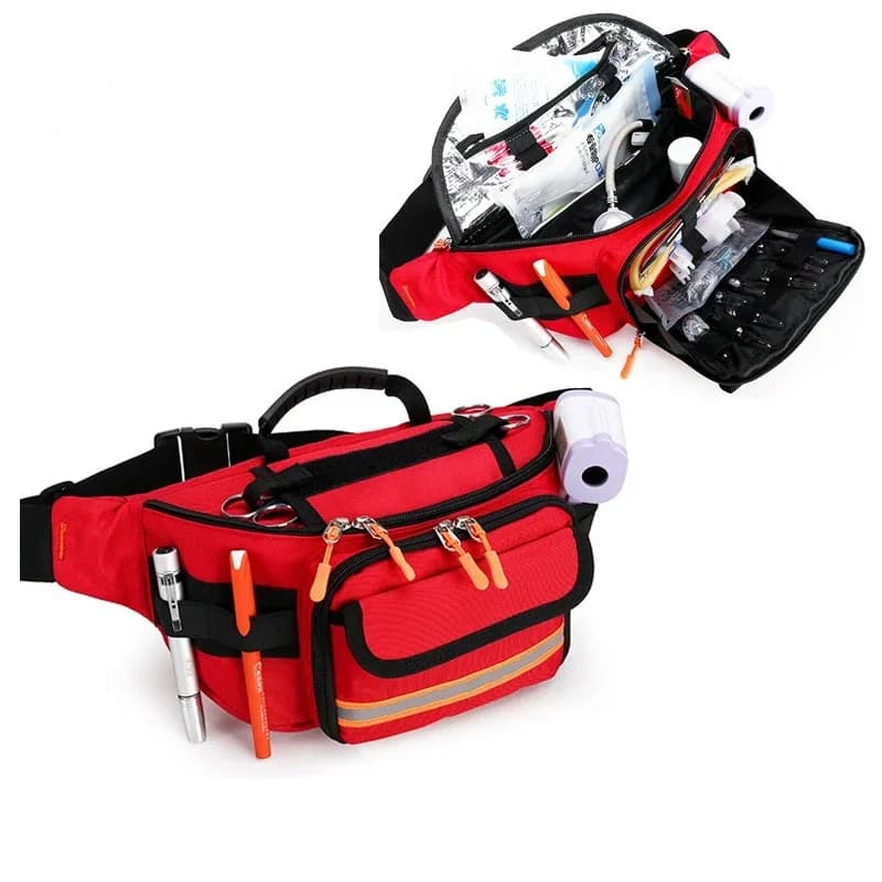 Vuoto salvataggio marsupio Kit di pronto soccorso viaggio in campeggio stoccaggio medico organizzatore medico borsa medica di sopravvivenza di emergenza all'aperto