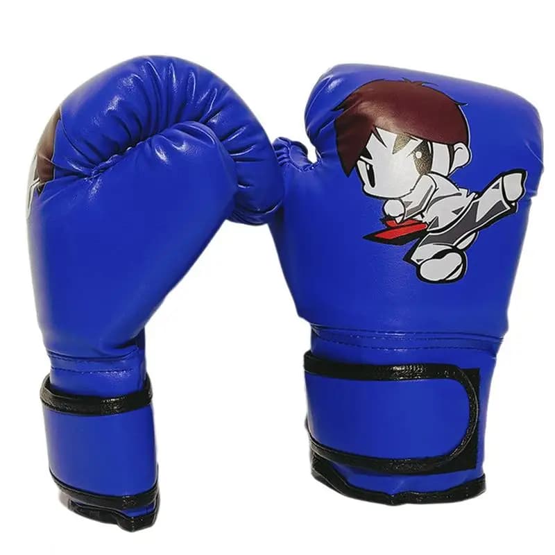 Cartoon Children's Boxing Gloves PU Leather Training Boxing Gloves Sparring Equipment for Kids Home Gym Training Device for Muay Thai