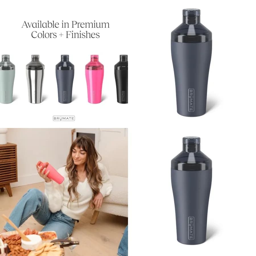Shaker per Cocktail 22oz in Acciaio Inox Isolato - 100% Antigoccia - Senza Condensa