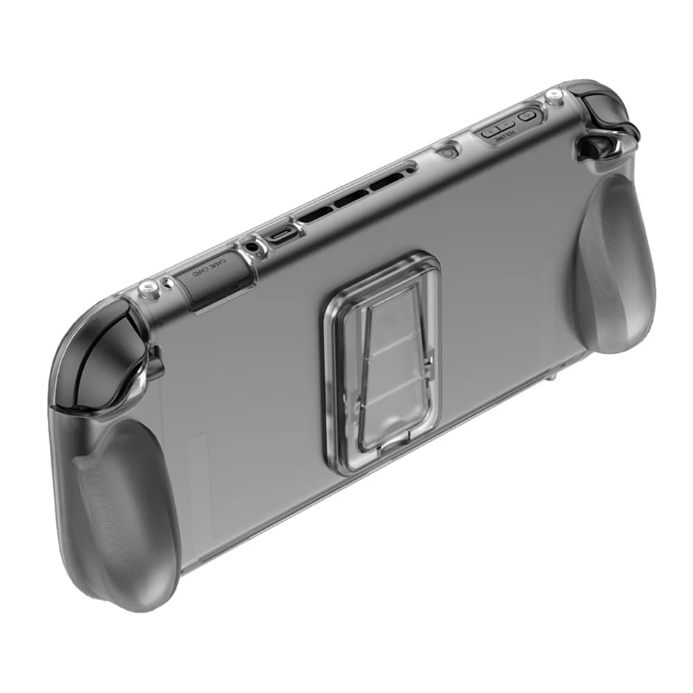 Copertura protettiva ergonomica con supporto, custodia antiurto, guscio protettivo traspirante e morbido per console portatile, accessori per videogiochi