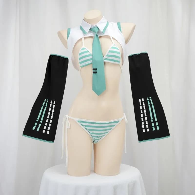 Hatsune Miku anime short formula suit bikini underwear peripheral miku cute girl cosplay cosplay clothes cartoon festival gift
