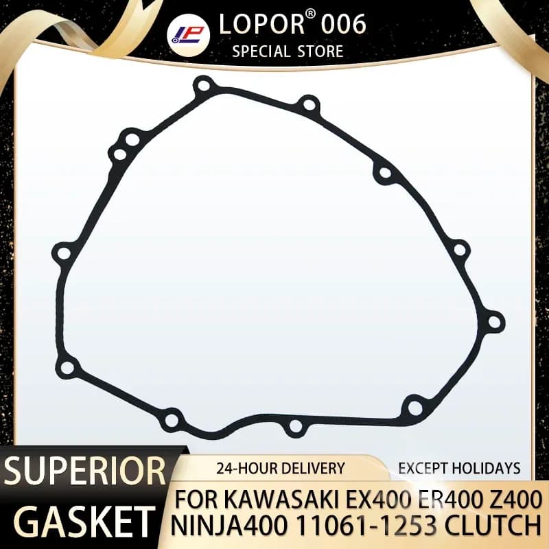 Guarnizione di tenuta del coperchio frizione carter motore moto per Kawasaki ER400 Z400 Ninja400 EX400 11061-1253 ER Z Ninja EX 400