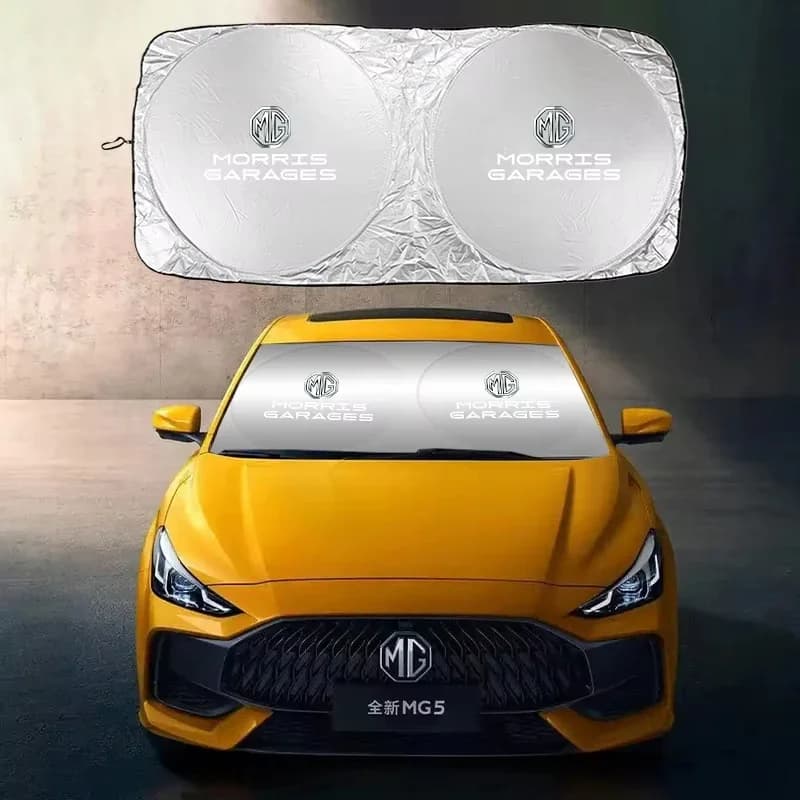 Car Front Windshield Sun Shade Sun Shield Cover Foldable Anti UV Heat Barrier For MG ZS MG4 EV MG HS MG3 MG5 EV Marvel R MG ONE