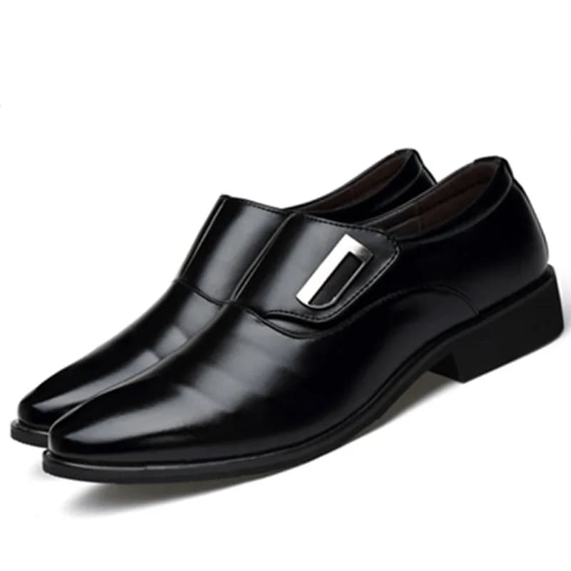 korean version dress loafers man wedding shoes black brown man formal shoes PU leather man loafers shoes luxury zapato oxford