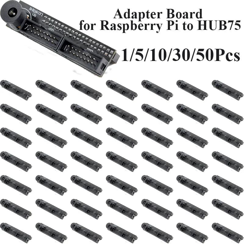 GPIO To HUB75 Adapter Board Raspberry Pi GPIO Driver Module RGB LED Matrix Display Screen Control Diy Electro Display