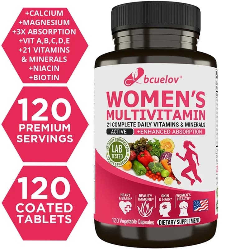 Women's Multivitamic Integrator - Magnesium Biotin Calcium Zinc Selenium - Supports nail skin joints