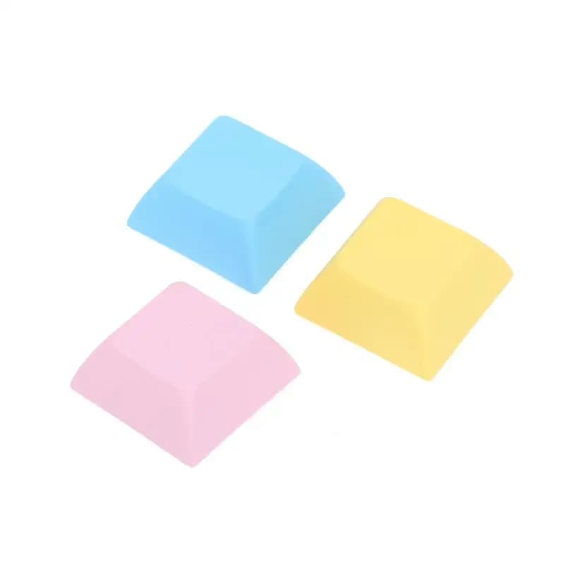 10Pcs DSA 1U PBT Keycap Thick Durable Multiple Color For MX Mechanical Keyboard Switches