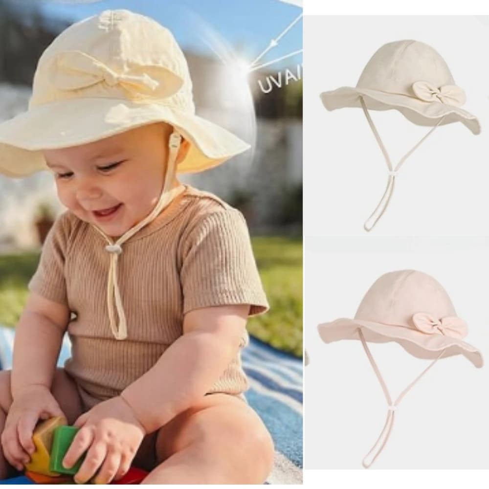 Sun Hat for Child, Foldable, Summer, with Solar Protection, Tesa Larga, Type Bucket, for Beach and Swimming