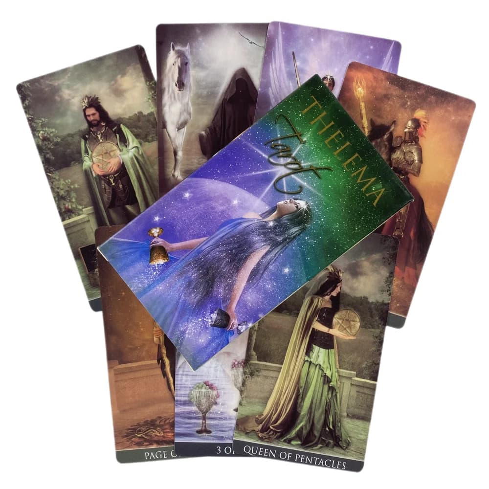 Thelema tarocchi mazzo di divinazione versioni inglesi edizione Oracle Board Playing Game For Party