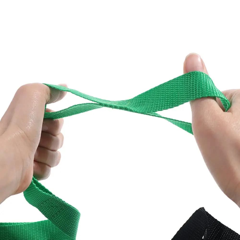 Fascia elastica per yoga regolabile Fascia di resistenza per yoga durevole e traspirante Comode cinghie elastiche non elastiche multisezioni
