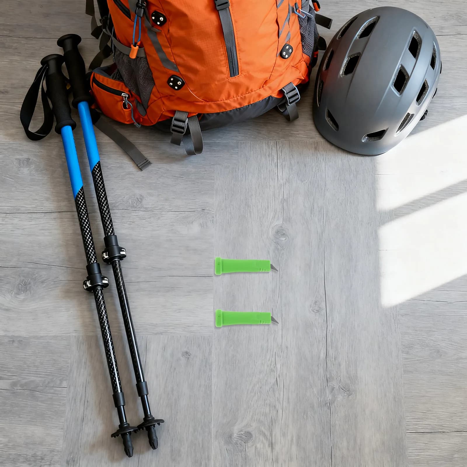 2 Pieces of Spare Parts for Trekking Sticks, Resistent Tips for Hiking Sticks, Mountain Climbing and Walking