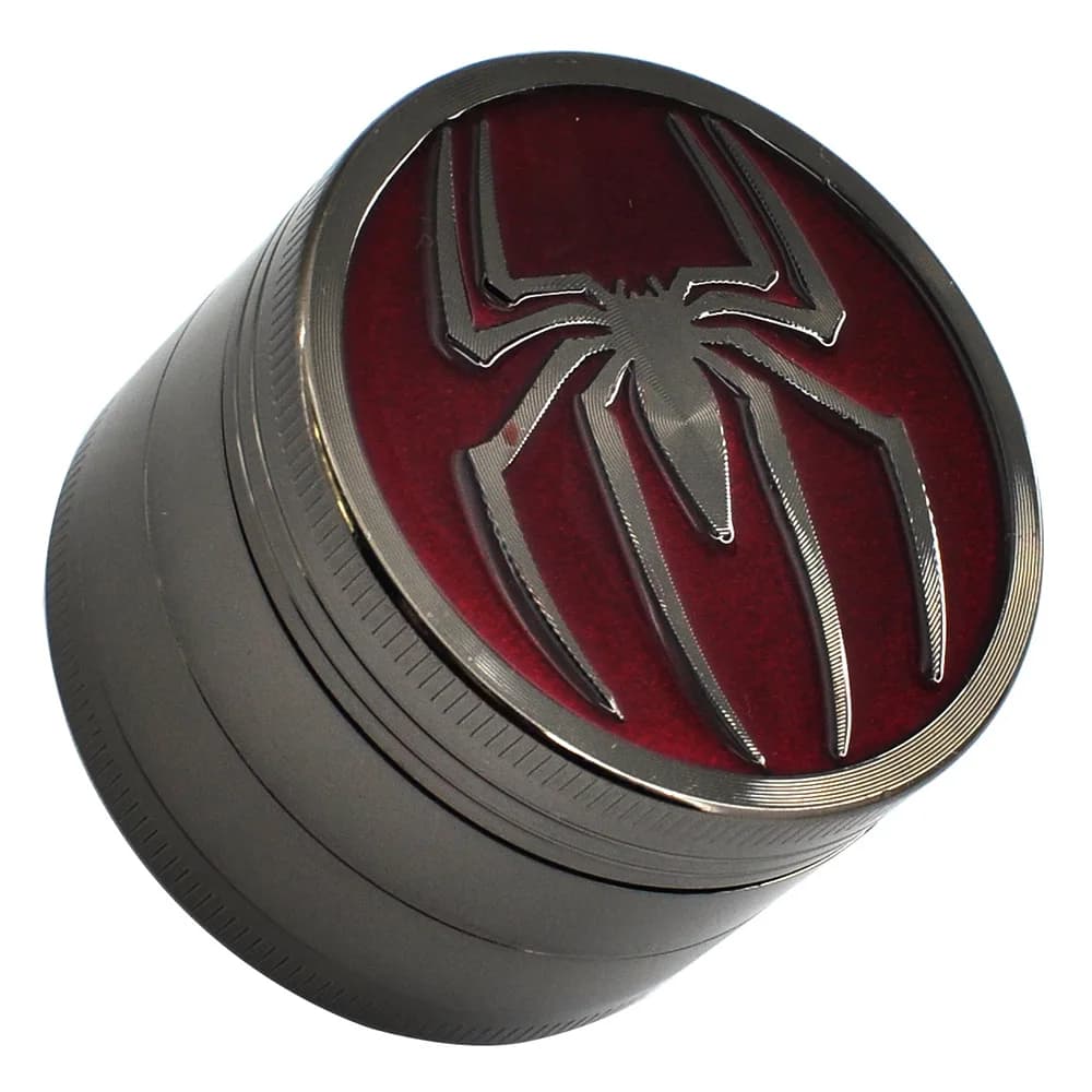 Spider 4 strati 50MM Smerigliatrice per erbe in metallo Manuale Spezie a mano Pepe Mulino per tabacco Accessori regalo per uomo Oro Nero