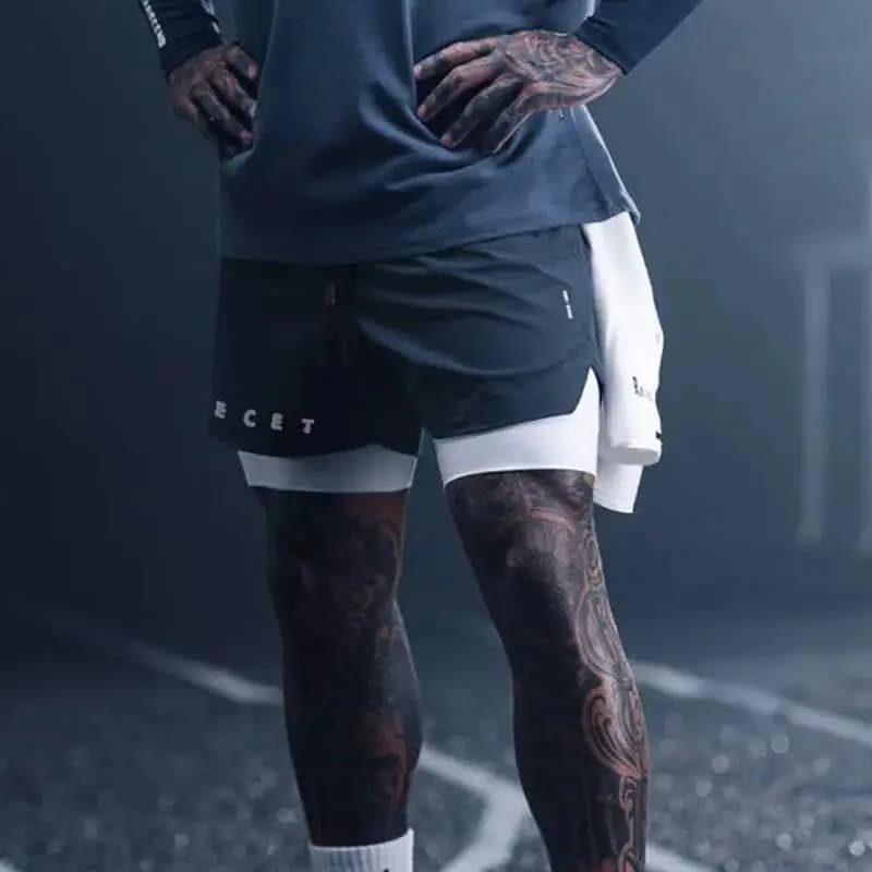 Palestre da uomo Fiess in pantaloncini ad asciugatura rapida Estate Corsa Bodybuilding Jogging Pantaloni corti casual Allenamento Pantaloni da basket maschili