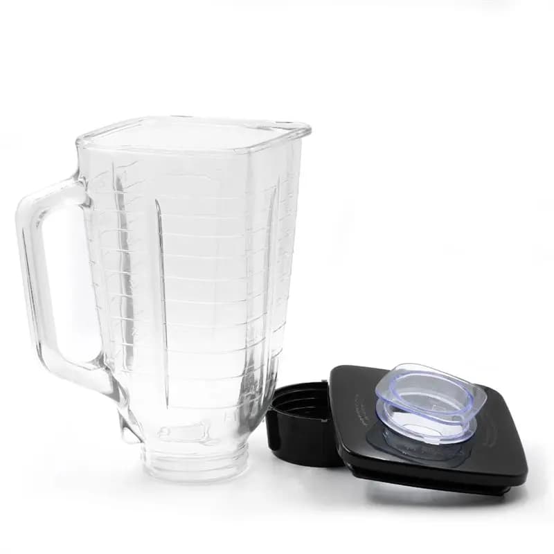 N98R Glass Jar With 6-Blade Ice-Crushing Assembly, For Oster Blender Replacement Accessory Kit- Models 4655, 4961, 4980