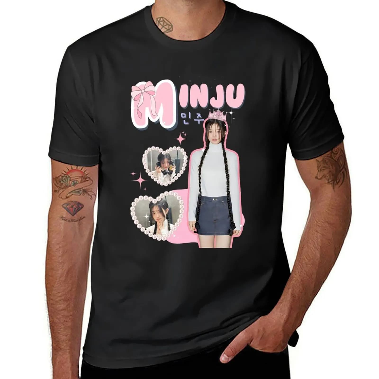 Illit (KPOP) t-shirt new edition plus size magliette divertenti per uomo