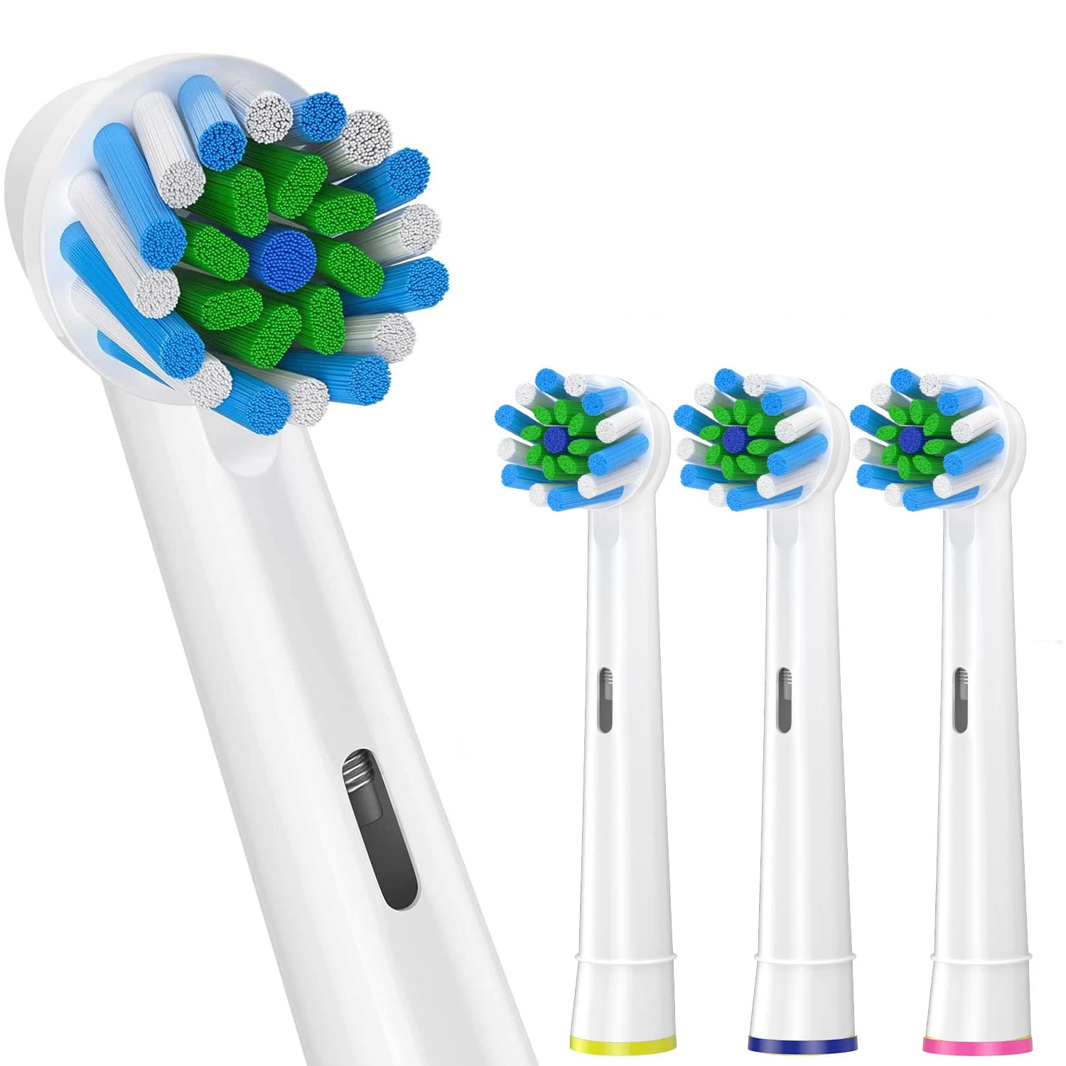 4 pcs EB50 Cross Action Replacement heads for electric toothbrush Oral B D12 D16 D100 3757 3709 pro3 pro1max