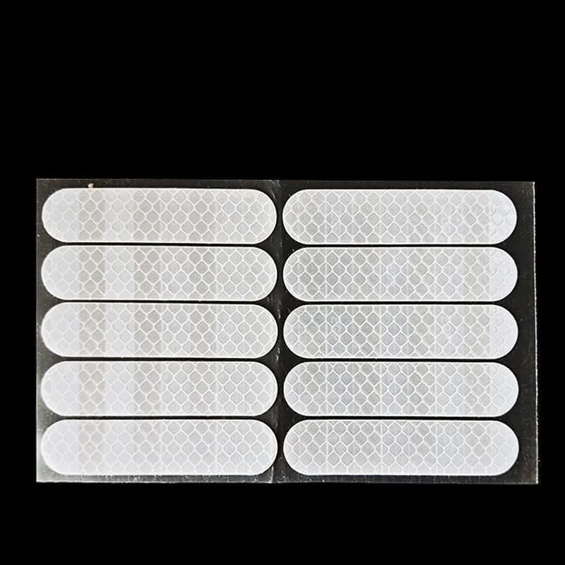Reflective Motorcycle and Bike Stickers, Waterproof and Resistant to wear, Decorative Strips for Helmet and Night Frame