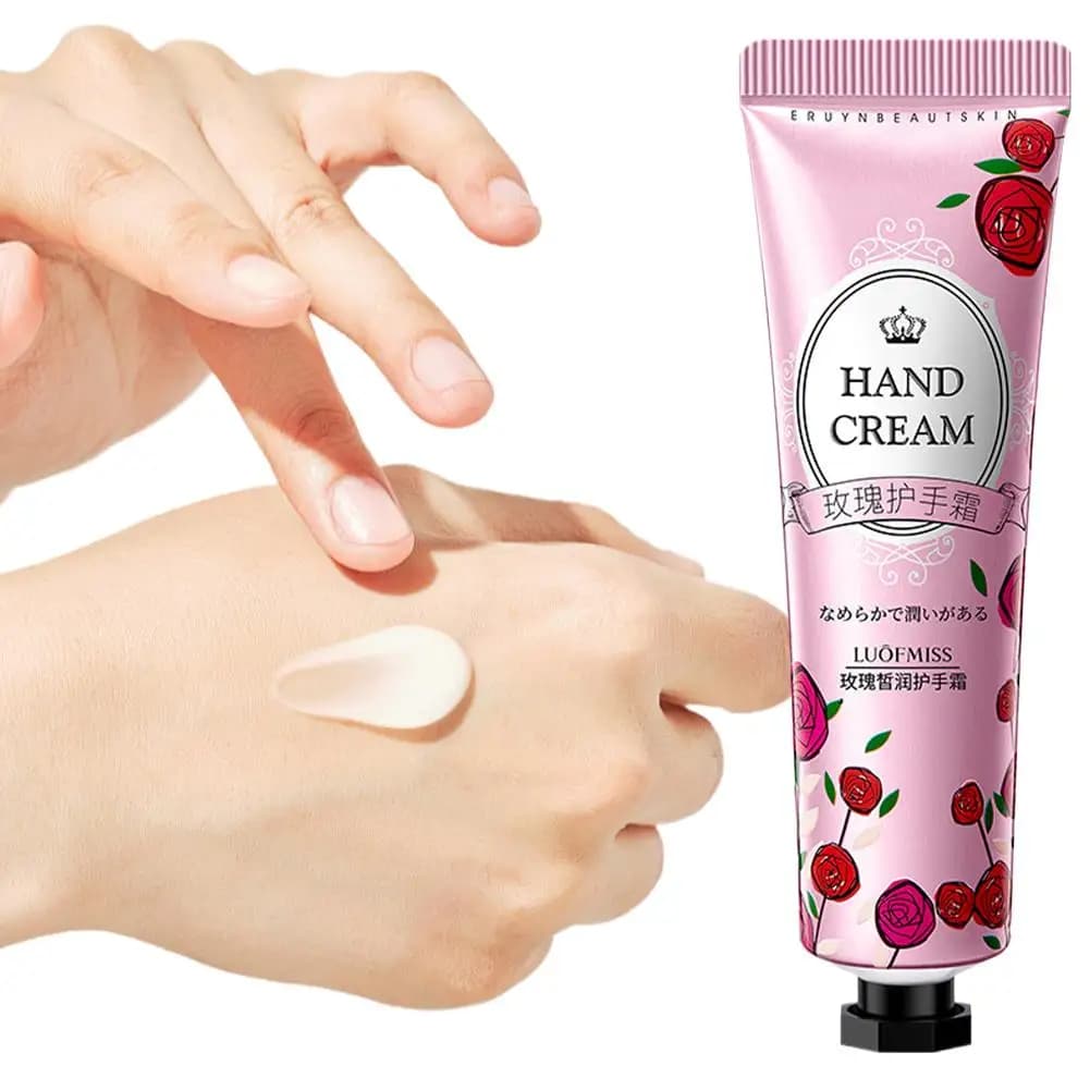 30g Nourishing Hydration Brighten Skin Rejuvenation Care Moisturizing Rose Lavender Cream Hand Refreshing Desalination F0G6