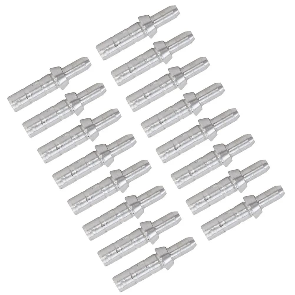 40Pcs Hunting Arrow Nock Tails Aluminum Arrow End Nock for Compound Bow Archery Practice Target Shooting Premium Sturdy
