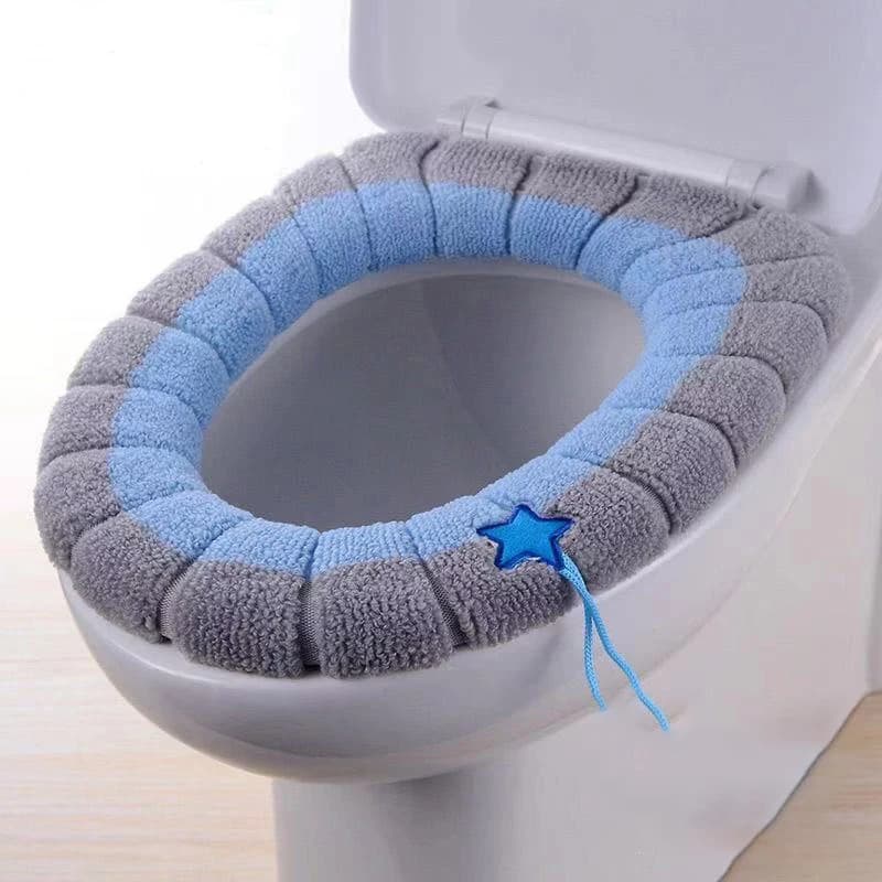 1 pz coprisedile per WC da bagno morbido scaldino lavabile tappetino copri cuscino custodia per sedile coperchio per WC accessori bagno casa