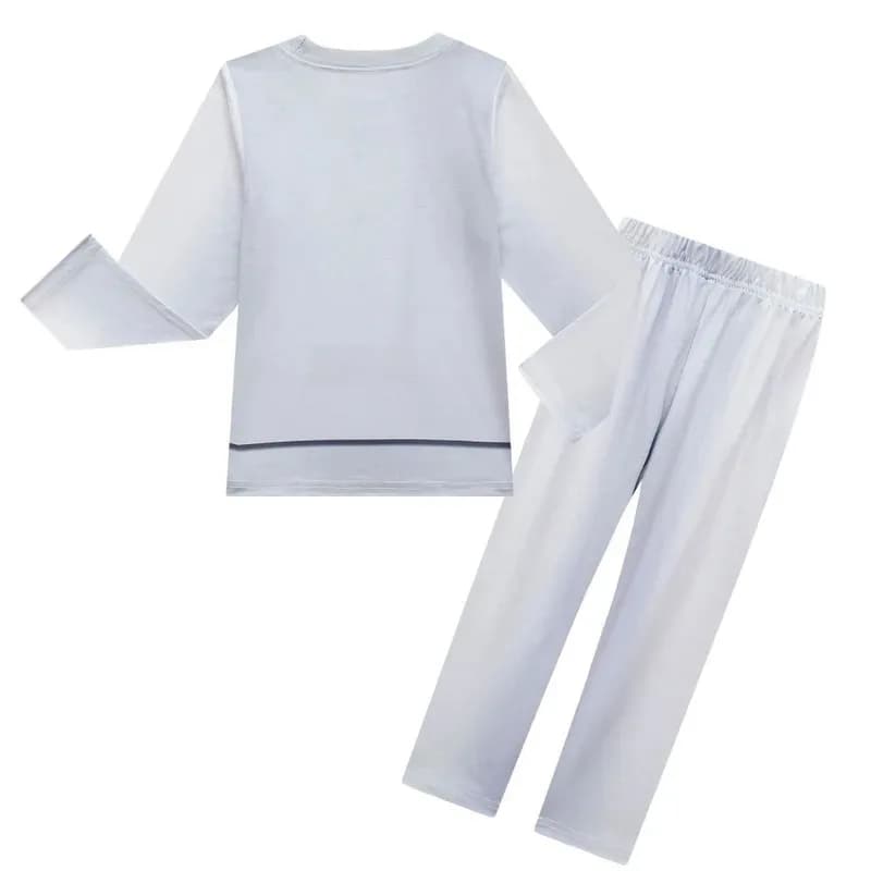The Bad Guys Mr. Wolf Cosplay Costumi di Halloween per bambini T-shirt a maniche lunghe Pantaloni Maschera; 3'f, 6;t.8'